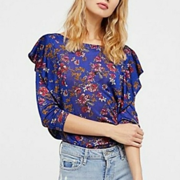 Free People Tops - B2G1 NWT Free People Dock Street Ruffle Top
